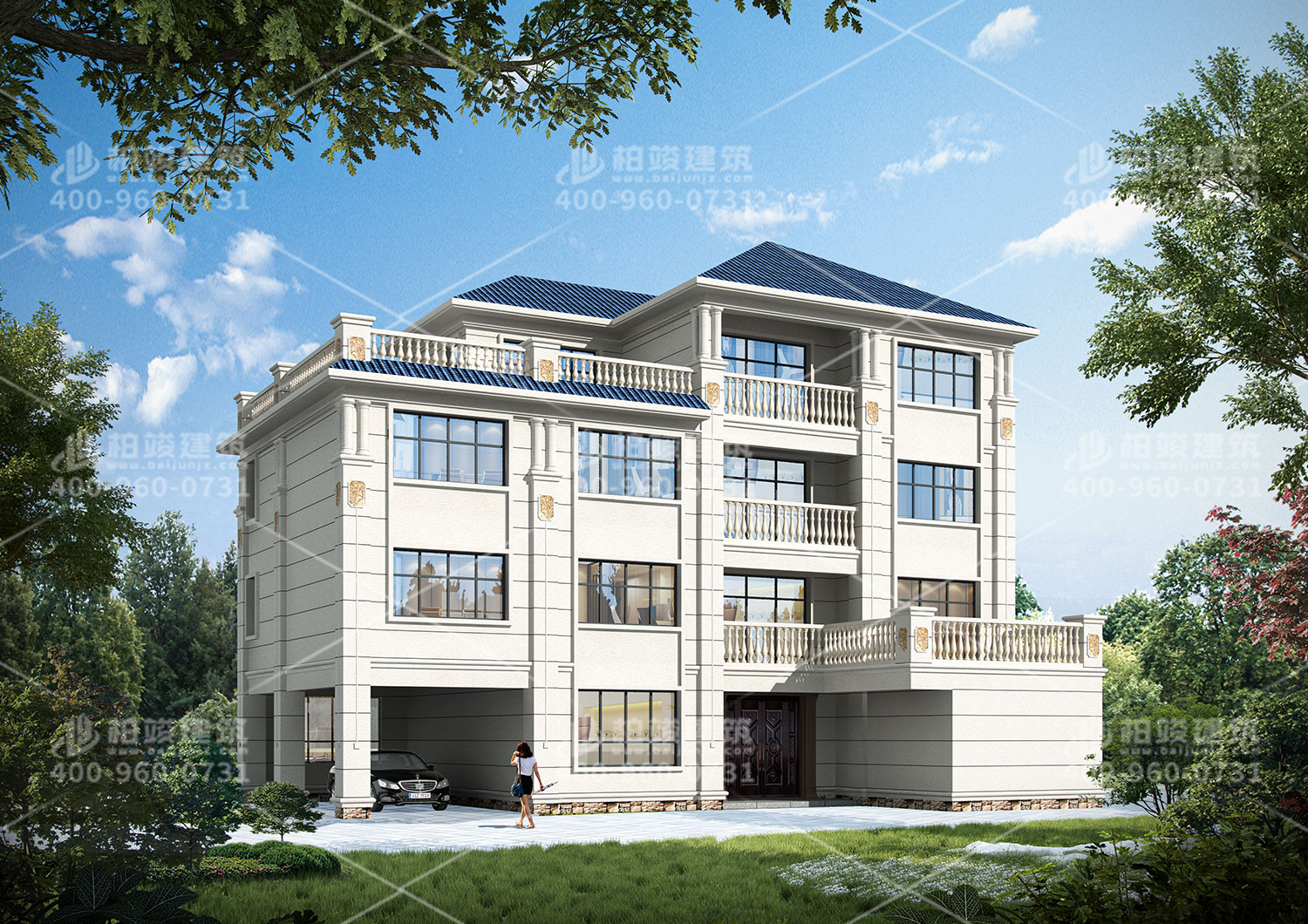 農村L型自建房設計，設計貼心獨家設計圖。
