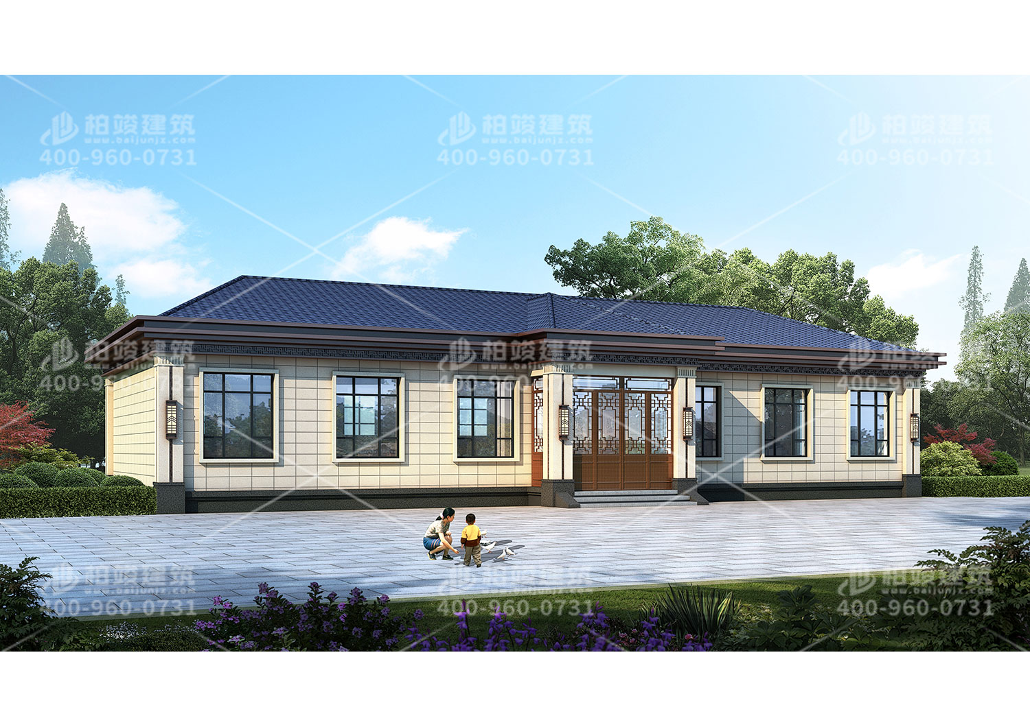 農村自建四合院設計，大氣經典全村都想建一套。